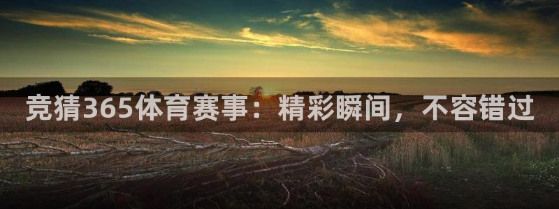竞猜365体育赛事：精彩瞬间，不容错过