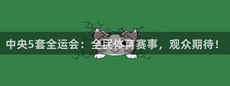 中央5套全运会：全民体育赛事，观众期待！
