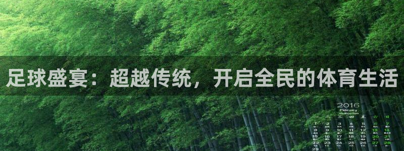 足球盛宴：超越传统，开启全民的体育生活