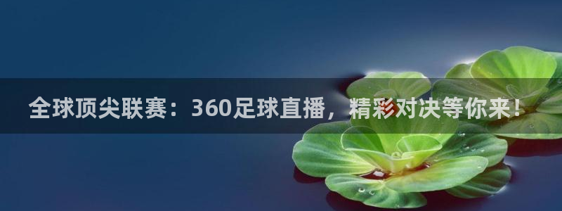 全球顶尖联赛：360足球直播，精彩对决等你来！